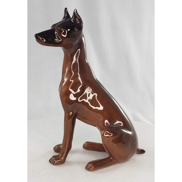 Hagen Renaker DW Doberman Diana Figurine Dog Designer Workshop RARE HTF - Picture 1 of 12